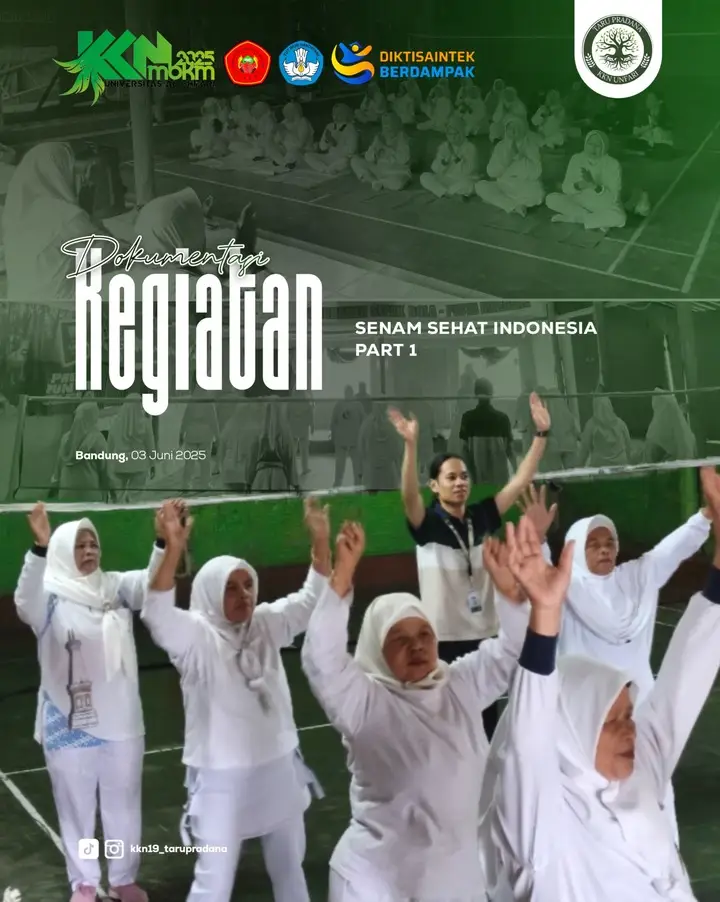 Artikel KKN Universitas Al Ghifari: Bukan Sekadar Senam : Kisah Kebugaran dan Kebersamaan Lansia di Mekarsari Gambung