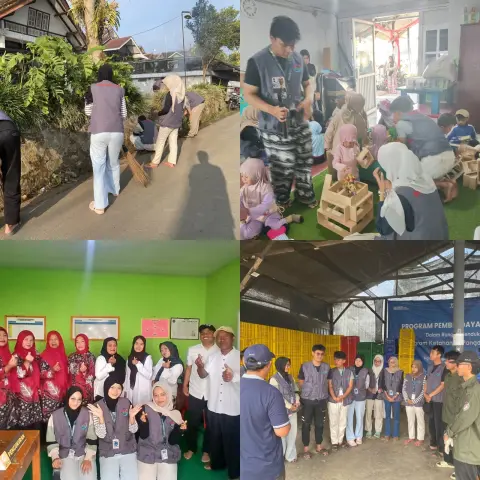 Artikel KKN Universitas Al Ghifari: Hari Kelima KKN Kelompok 27: Aksi Sosial Berkelanjutan, Kemandirian Anak Usia Dini, hingga Hilirisasi Pertanian