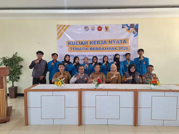 Artikel KKN Universitas Al Ghifari: Mendorong Kemajuan Desa: KKN Tematik Berdampak Universitas Al-Ghifari 2026, Fokuskan Transformasi Digital dan Ekonomi di Kecamatan Ibun
