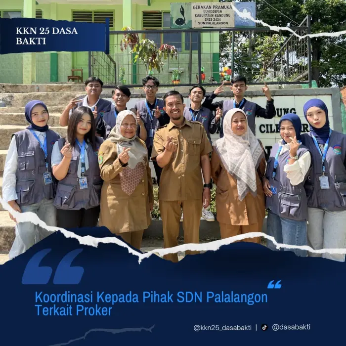 Artikel KKN Universitas Al Ghifari: Hari Ke 9 KKN 25 Dasa Bakti Universitas Al-Ghifari : Berkoordinasi dengan Pihak SDN Palalangon terkait Pembahasan Program Kerja di Bidang Pendidikan
