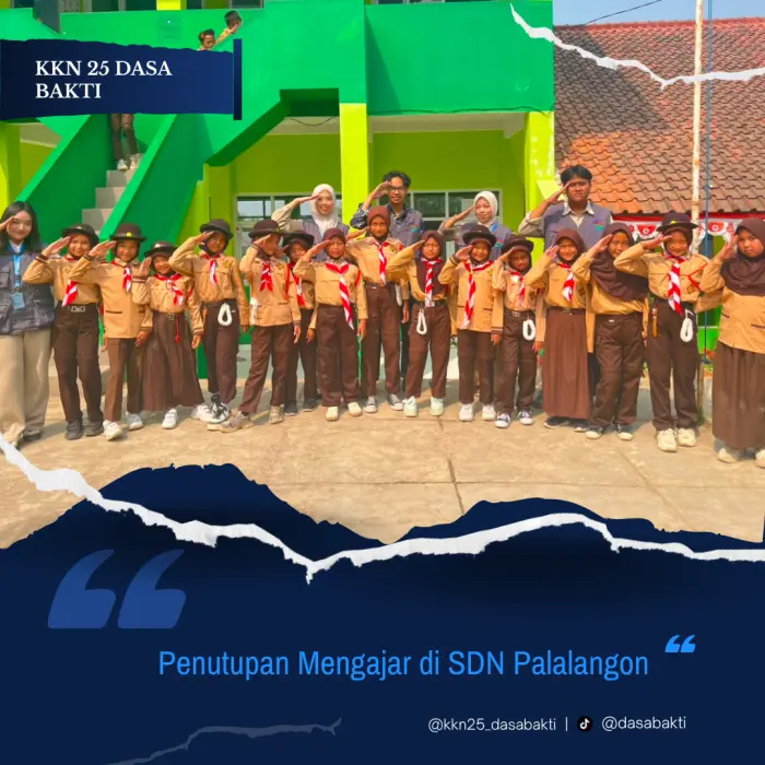 Artikel KKN UNFARI: Mahasiswa KKN 25 Dasa Bakti Hari Terakhir Mengajar di SDN Palalangon dari Kelompok klmpk-25